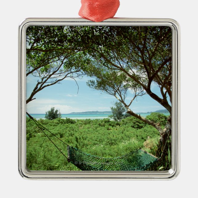 Hängmatta Julgransprydnad Metall (Framsidan)