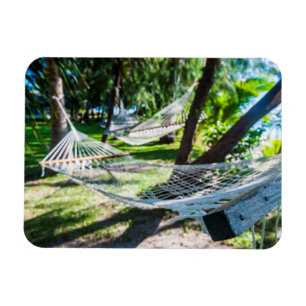 Hängmatta på stranden, Fiji Magnet
