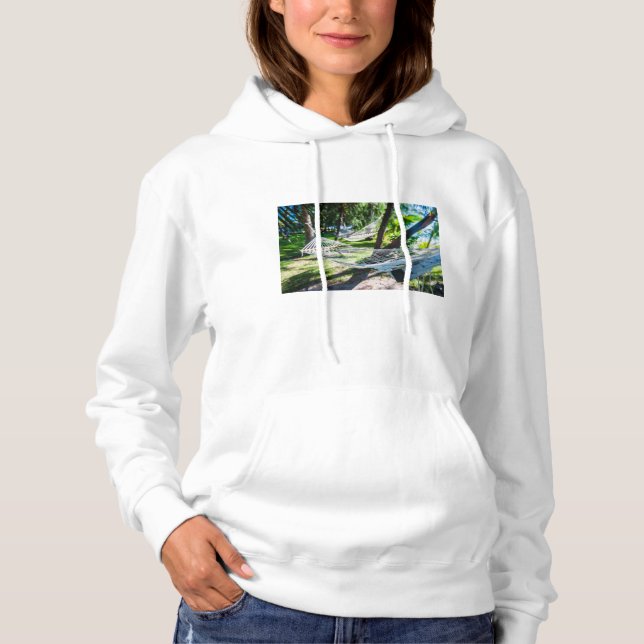 Hängmatta på stranden, Fiji Tee (Framsida)