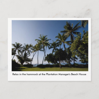 Hängmattan på kolonichefens hus vykort