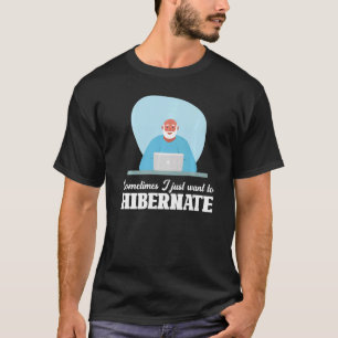 Hängning jag döljer sarkastiska arbetare t shirt