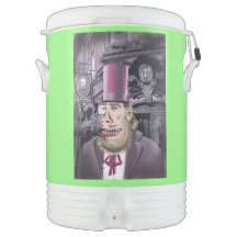 Hängning med Hyde grönt Igloo dryckeskylare