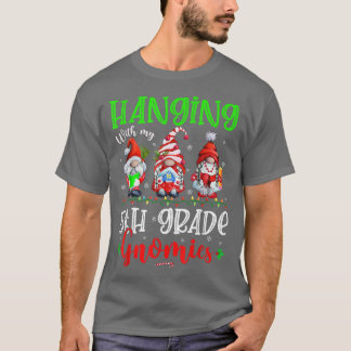 Hängning med min 5:e Klass-garnomier Julafton Ljus T Shirt