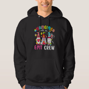 Hängning med min emt-besättningsgarnomies Nurse På Hoodie
