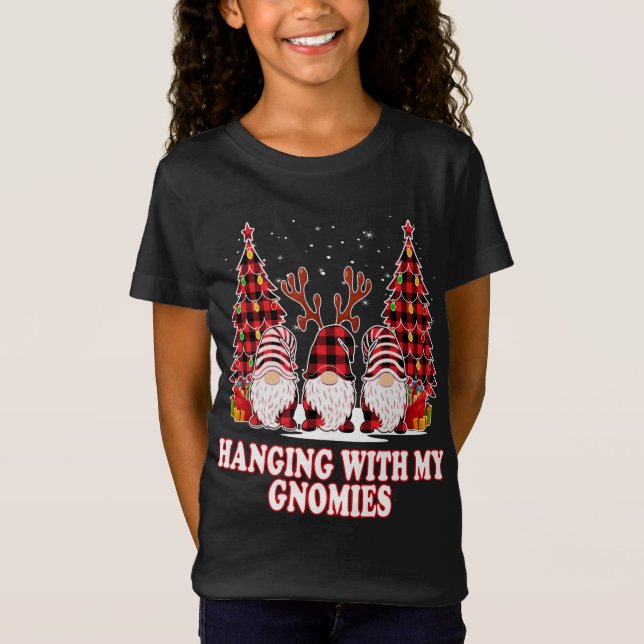 Hängning med min Gnomies Grönt Play Gnomes St Patr T Shirt (Framsida)