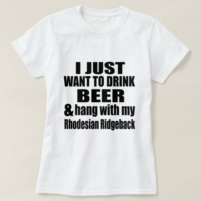 Hängning med min Rhodesian Ridgeback Tröja (Design framsida)