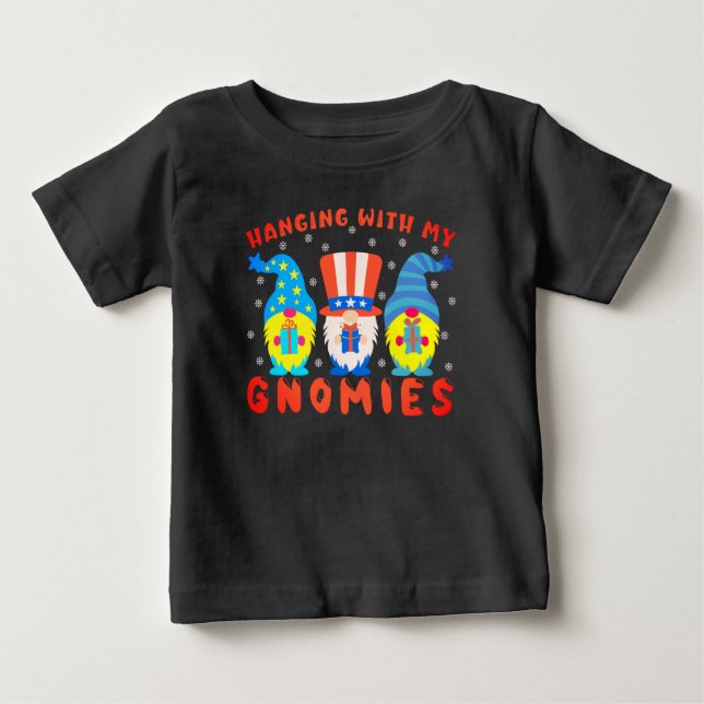 Hängning med mina favoriter som matchar familjejul t shirt (Framsida)