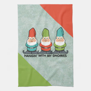 Hängning med mina genomier Homies Cute Köket Tow Kökshandduk