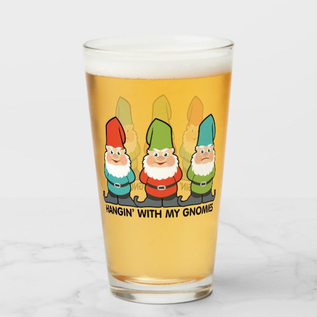 Hängning med mina Gnomier Homies Glaskopp (Framsida fylld)