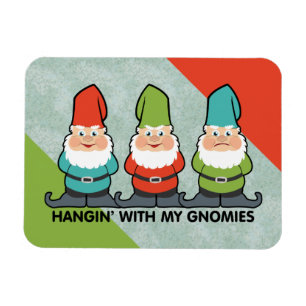 Hängning med mina Gnomier Homies Magnet