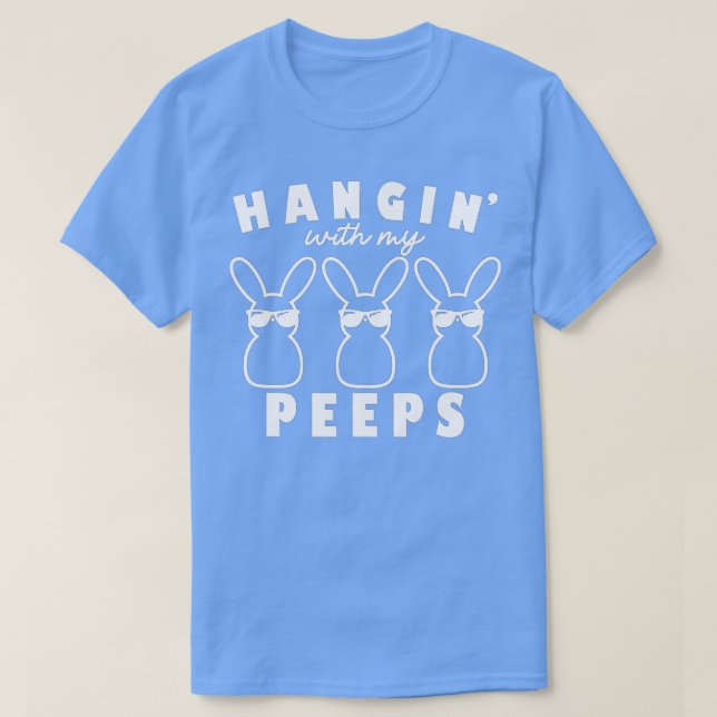 Hängning med mina pepar, kanin Eggs Costume Påsk D T Shirt (Design framsida)