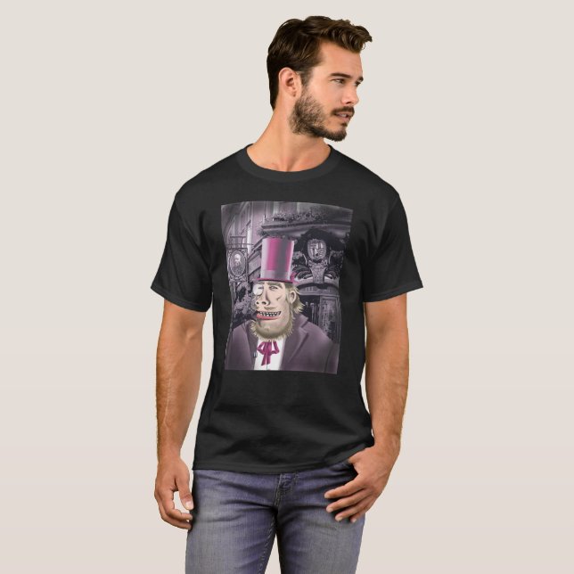 Hängning med svart T-shirt av Hyde manar (Hel framsida)