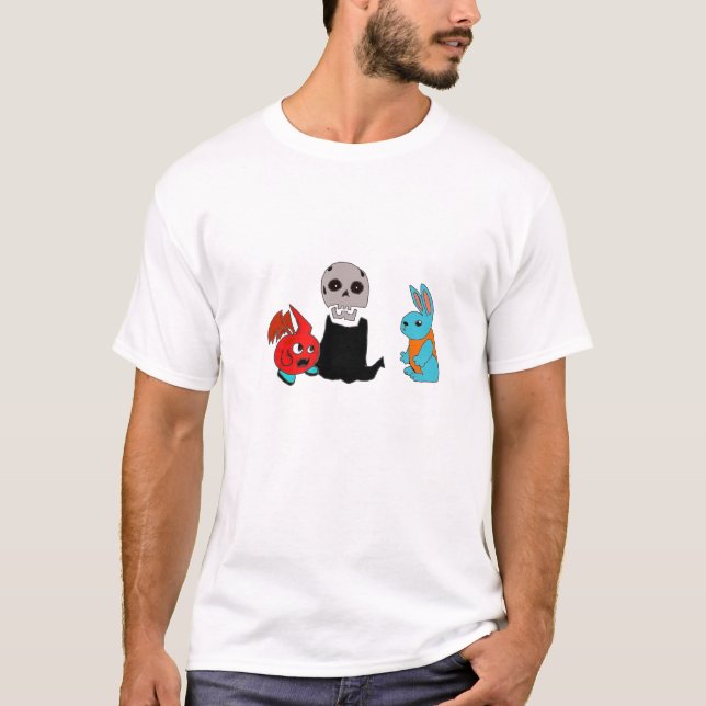 Hängning med vänner t shirt (Framsida)