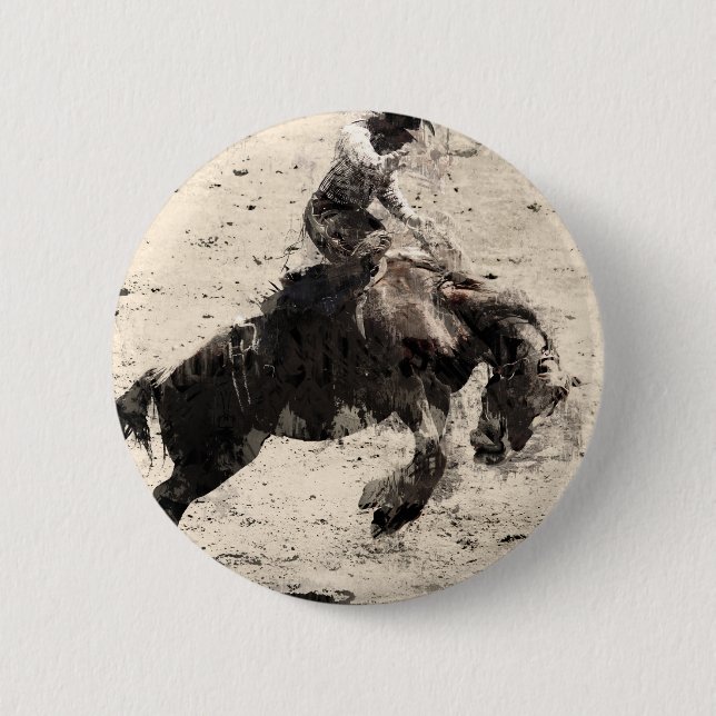 Hängning på - Bronco Busting Champ Knapp (Framsida)