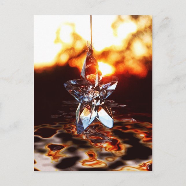 Hängning på ett vykort för stjärnor (Framsida)