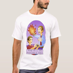 Hängning på, I-förmiddag som skjuter en T Shirt