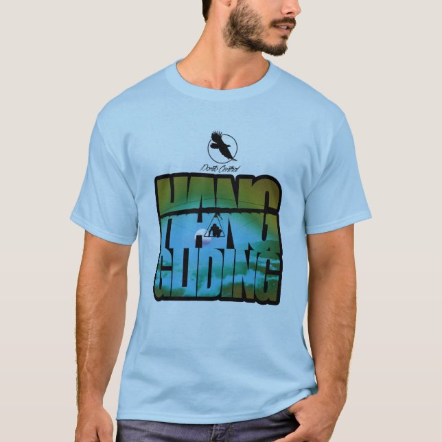 HÄNGNING som GLIDER central för HG-29 Ponto T Shirt (Framsida)