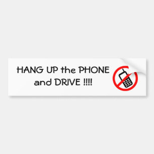 Hängning UPP TELEFON- och drevbildekalen Bildekal