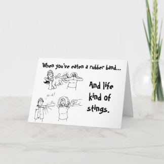 Hängningen i där Card Kort