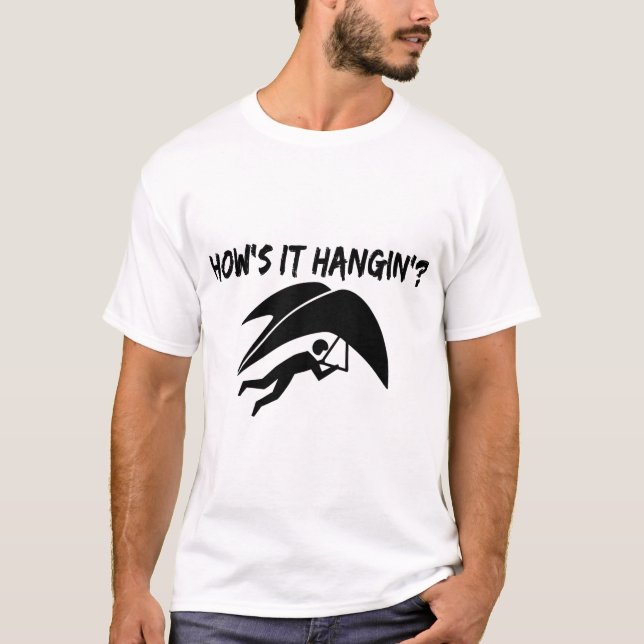 Hängningglidflygplan Hangin Tee Shirt (Framsida)