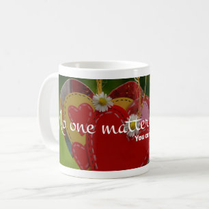 Hängningshändelser: meningsfull "No One Matters"-o Kaffemugg