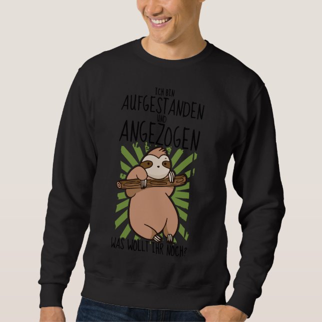 Hängningstid för längd- och morgonmuffel lång ärmad tröja (Framsida)