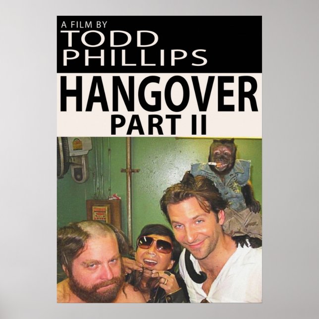 Hangover del II, alternativ film Poster (Framsidan)