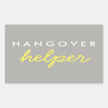Hangover Helper Bröllop Bachelorette Favor Sticker