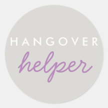 Hangover Helper Bröllop Bachelorette Favor Sticker