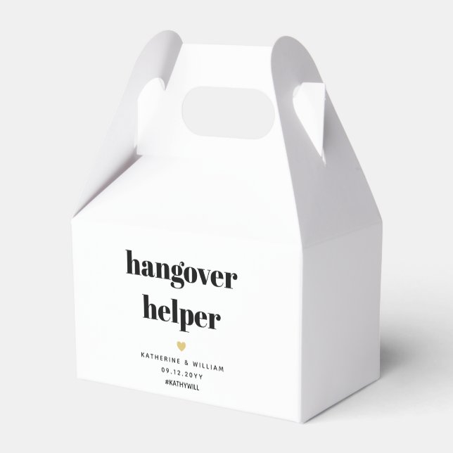 Hangover Helper Recovery Kit Favoritruta Presentaskar (Baksidan Sidan)