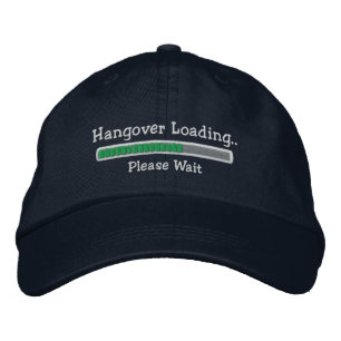 Hangover-inläsning Vänta Broderad Keps
