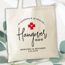 Hangover Relief Kit Personlig Bröllop Tygkasse