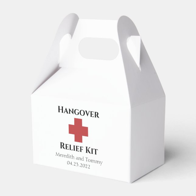 Hangover Relief Kit Presentaskar (Framsidan Sidan)