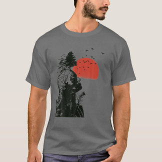 Hangovers Alans Manar Träd Halloween För manar Wom T Shirt