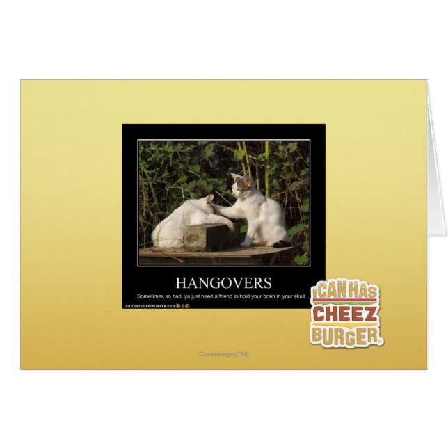 Hangovers Hälsningskort (Framsidan Horizontal)