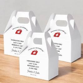 Hangovers Only Last Å Day Bröllop Hangover Kit Presentaskar