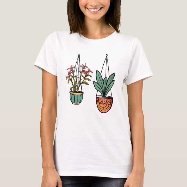 Hängplanterare T Shirt (Framsida)
