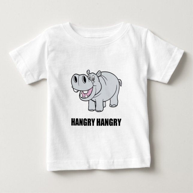 Hangry flodhäst t-shirt (Framsida)