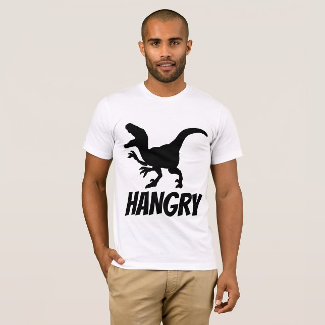 HANGRY (HUNGRIG/ARG) Funny T-shirts (Hel framsida)