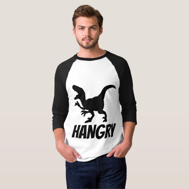 HANGRY (HUNGRIG/ARG) Funny T-shirts (Hel framsida)