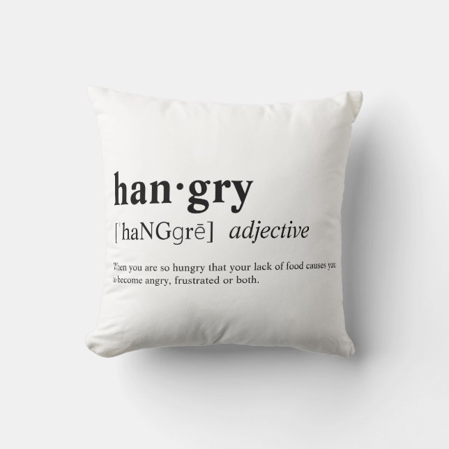 Hangry Kudde (Framsida)