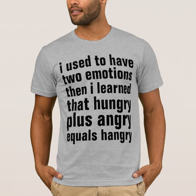 hangry t-shirt (Framsida)