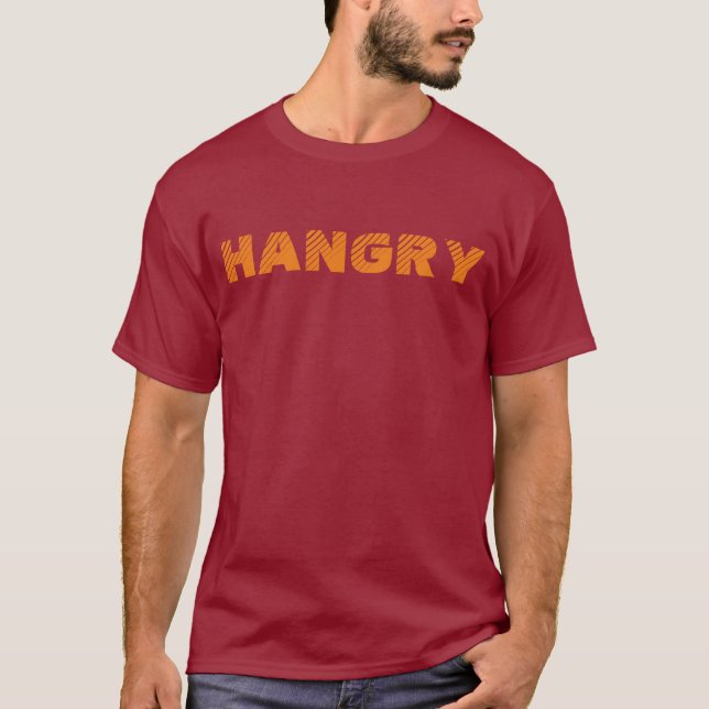 "Hangry" t-skjorta Tee (Framsida)