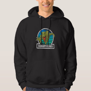 Hangrysaurus Känner dig hungrig gör dig arg Dinosa Hoodie