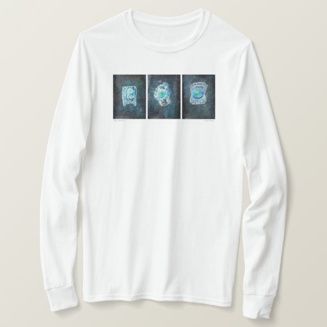 Hängt lös buteljerat, boxats t shirt (Design framsida)