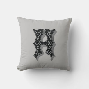 Hangtown Pillow (Woodcut) Kudde