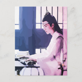 Hanguang Jun Lan Wangji The untamed Postcard Meddelande Vykort