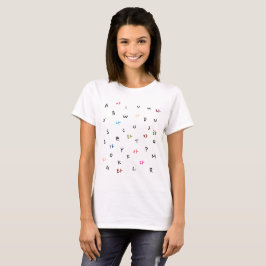 Hangul och Alphabet T-Shirt