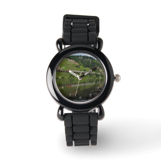 Hangviadukt Pünderich mit Personenzug Armbandsur (Framsida)