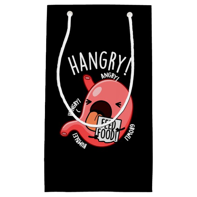 Hangy Funny Stomach Pun Mörk BG (Framsidan)